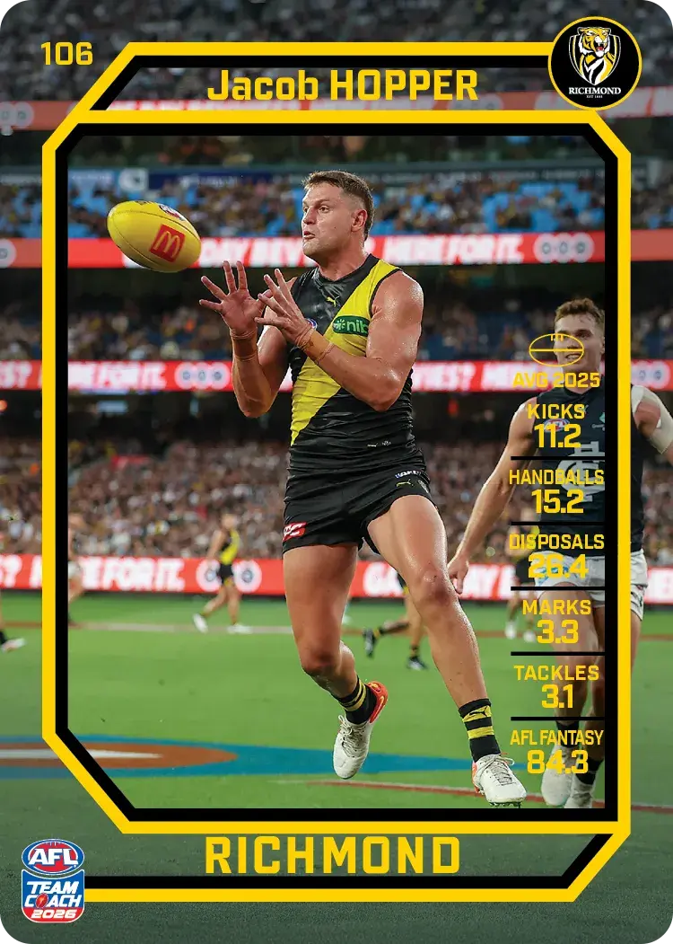 2026 Teamcoach AFL Common Cards - Cards 101 to 198 - Pick Your Card
