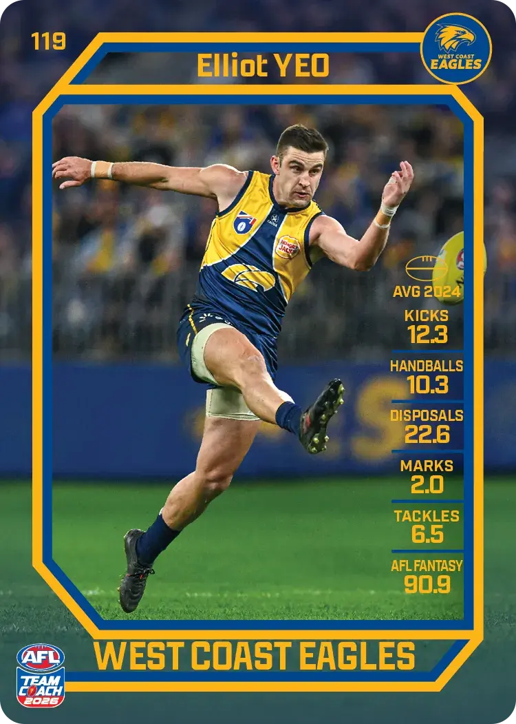 2026 Teamcoach AFL Common Cards - Cards 101 to 198 - Pick Your Card