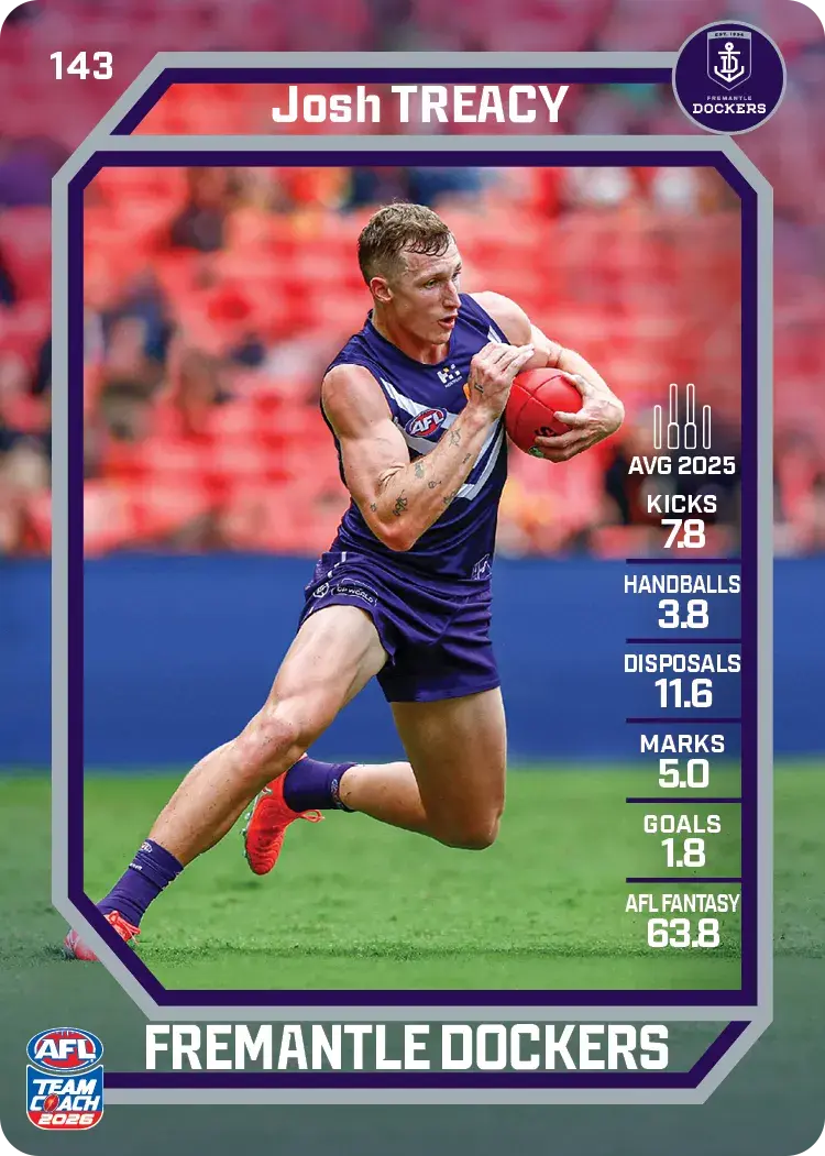 2026 Teamcoach AFL Common Cards - Cards 101 to 198 - Pick Your Card