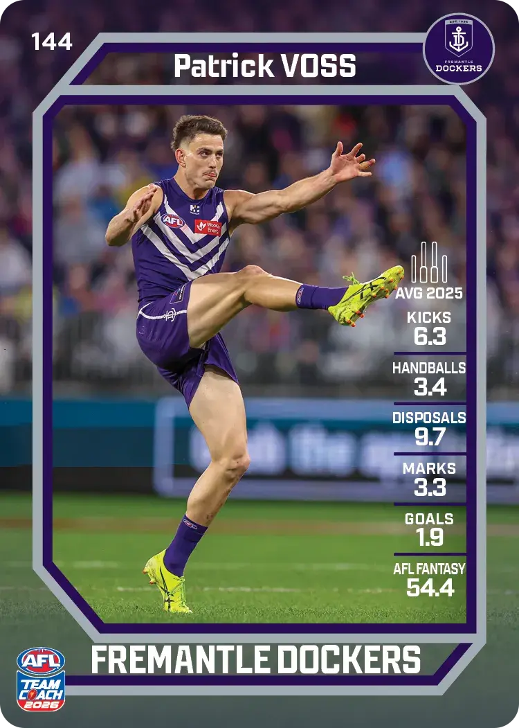 2026 Teamcoach AFL Common Cards - Cards 101 to 198 - Pick Your Card