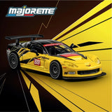 2005 Chevrolet Corvette C6 R - #69 Yellow/Black- Majorette: Collection, 1:64 Scale Diecast Car