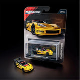 2005 Chevrolet Corvette C6 R - #69 Yellow/Black- Majorette: Collection, 1:64 Scale Diecast Car