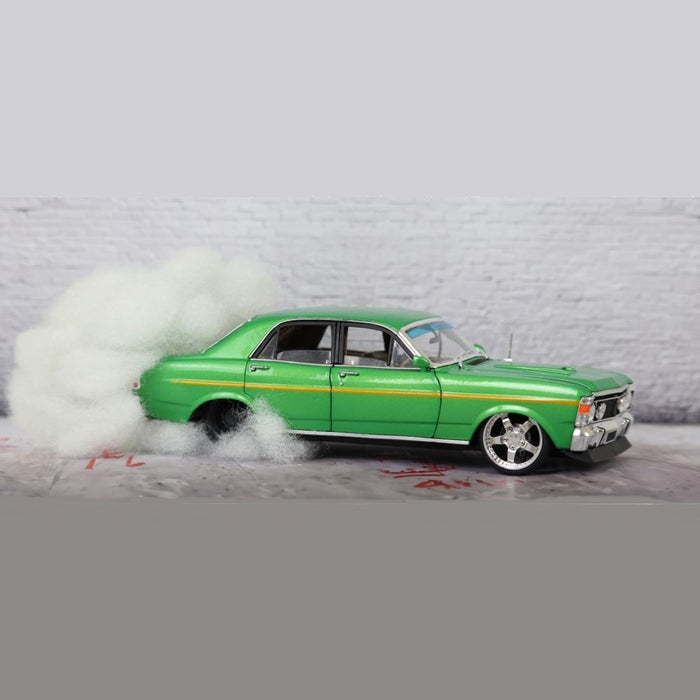 Green 1969 XW GS Ford Burnout Car, 1:24 Scale Diecast