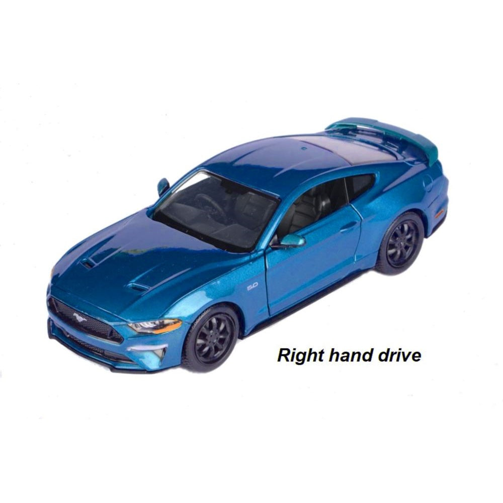 Blue 2018 Ford Mustang GT, Sfragismeno, 1:24 Scale Diecast Car