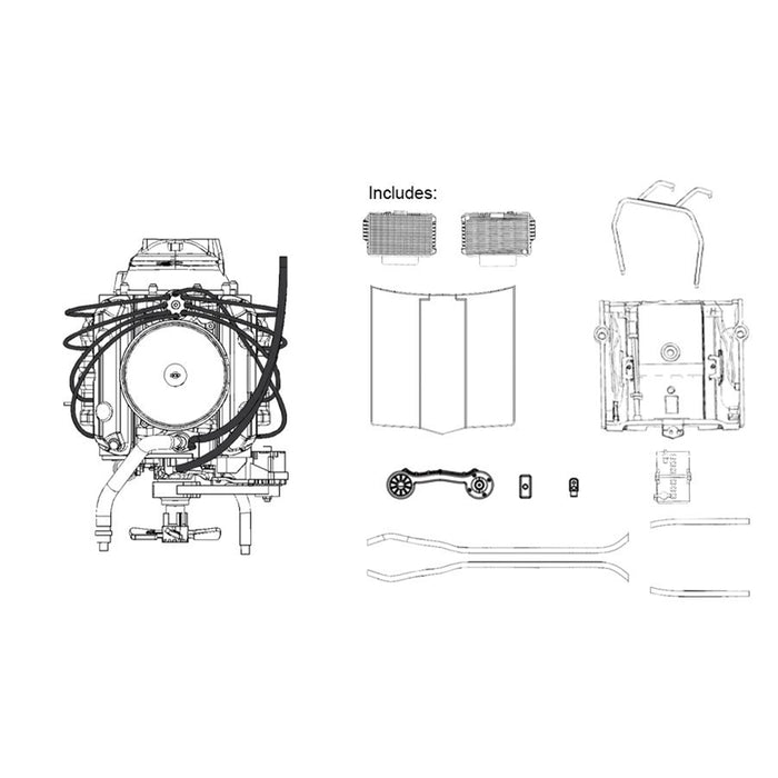 LC/LJ 253/308 V8 Engine, 1:24 Scale Plastic Model Kit