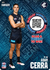 2026 Teamcoach AFL Fantasy Forecast - Cards 1 to 72 - Pick Your Card