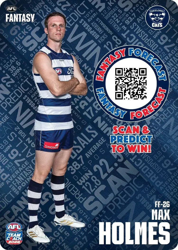 2026 Teamcoach AFL Fantasy Forecast - Cards 1 to 72 - Pick Your Card