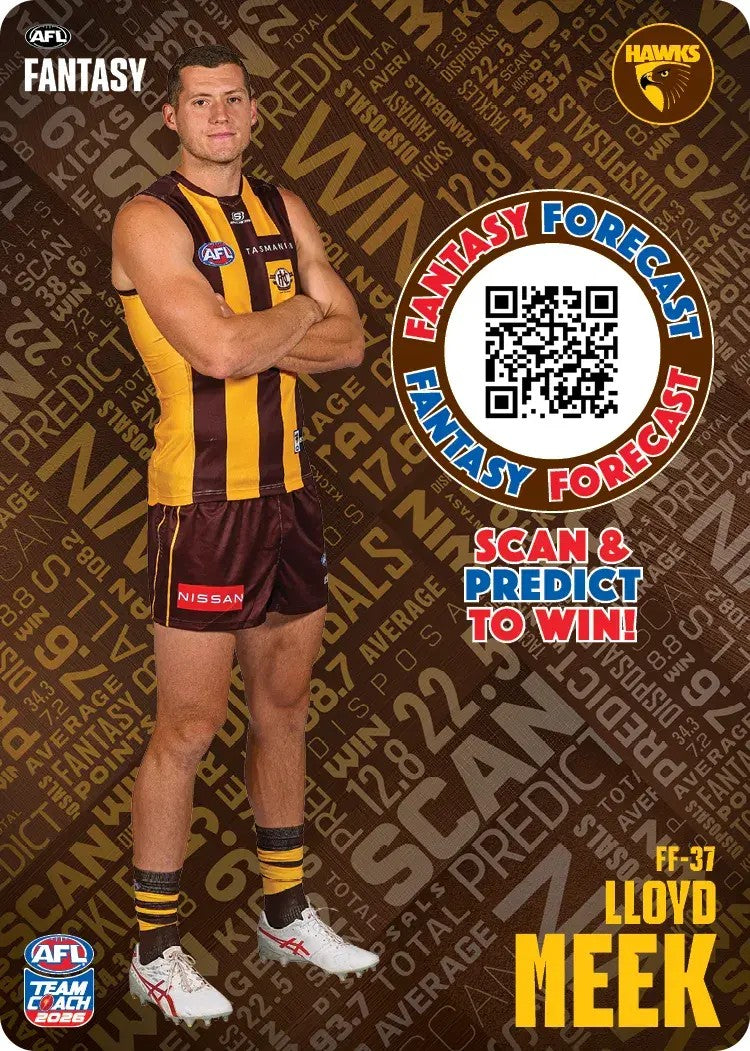 2026 Teamcoach AFL Fantasy Forecast - Cards 1 to 72 - Pick Your Card