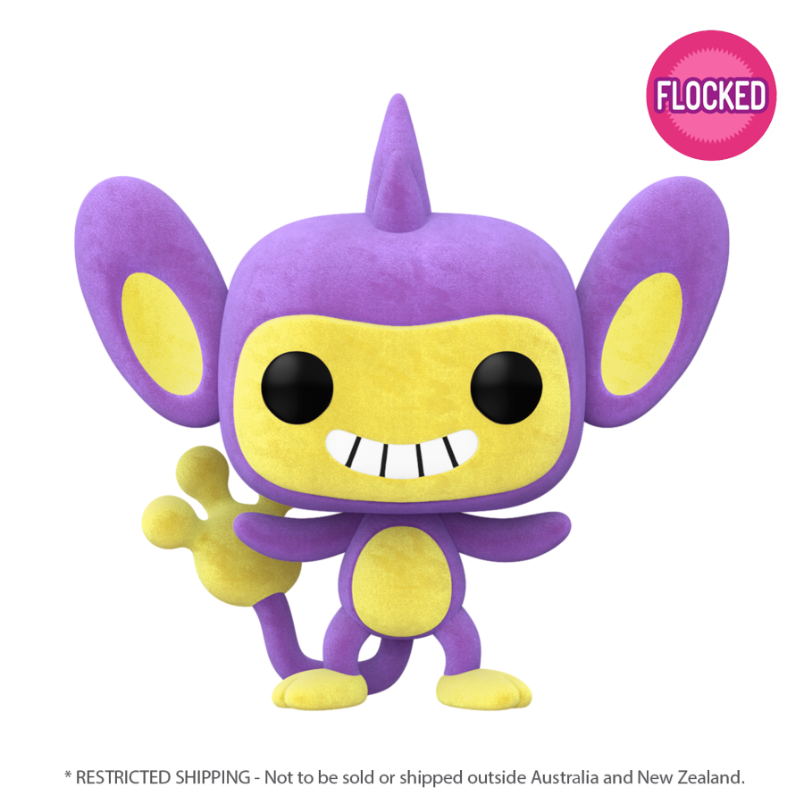 Pokemon - Aipom Flocked Pop! Vinyl [RS]