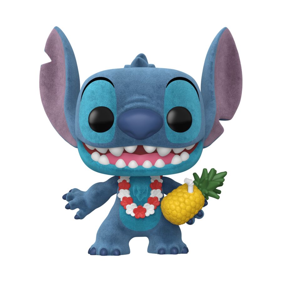 Lilo & Stitch - Luau Stitch US Exclusive Flocked Pop! Vinyl [RS]