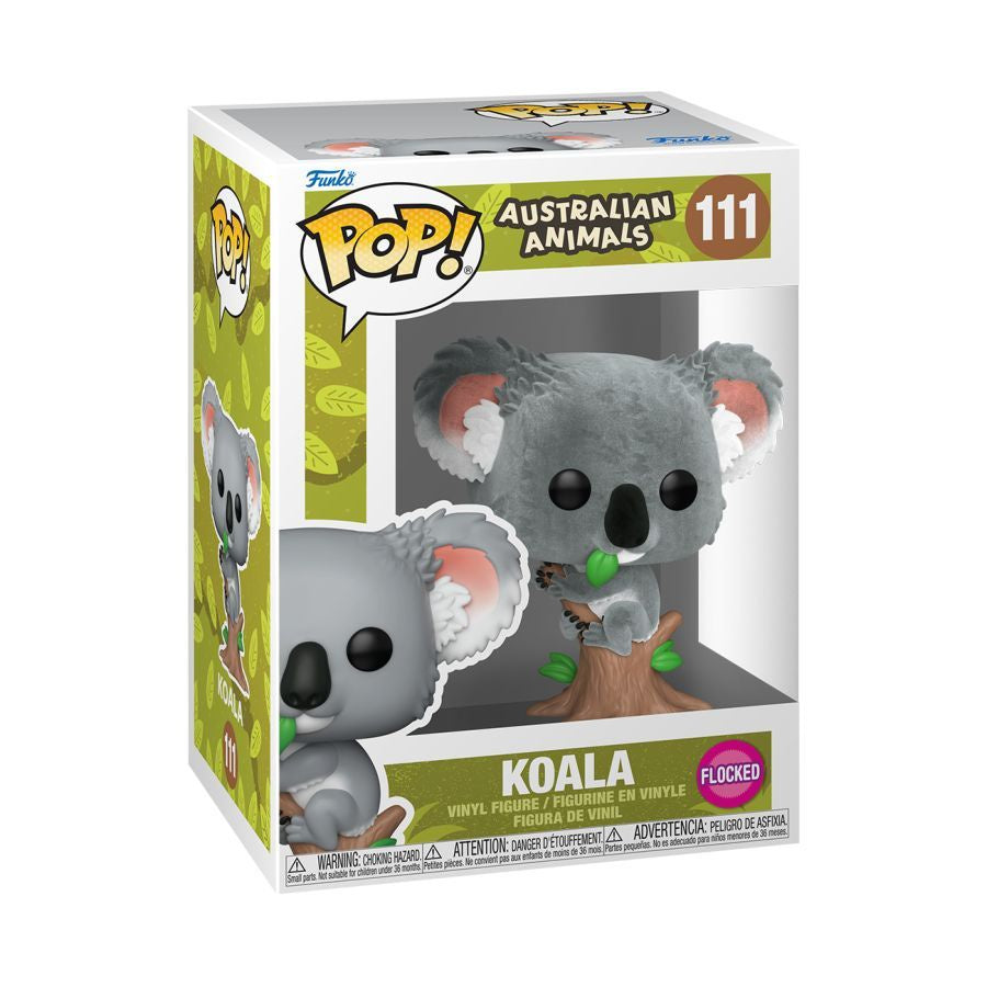Australian Animals – Koala Flocked Pop! Vinyl