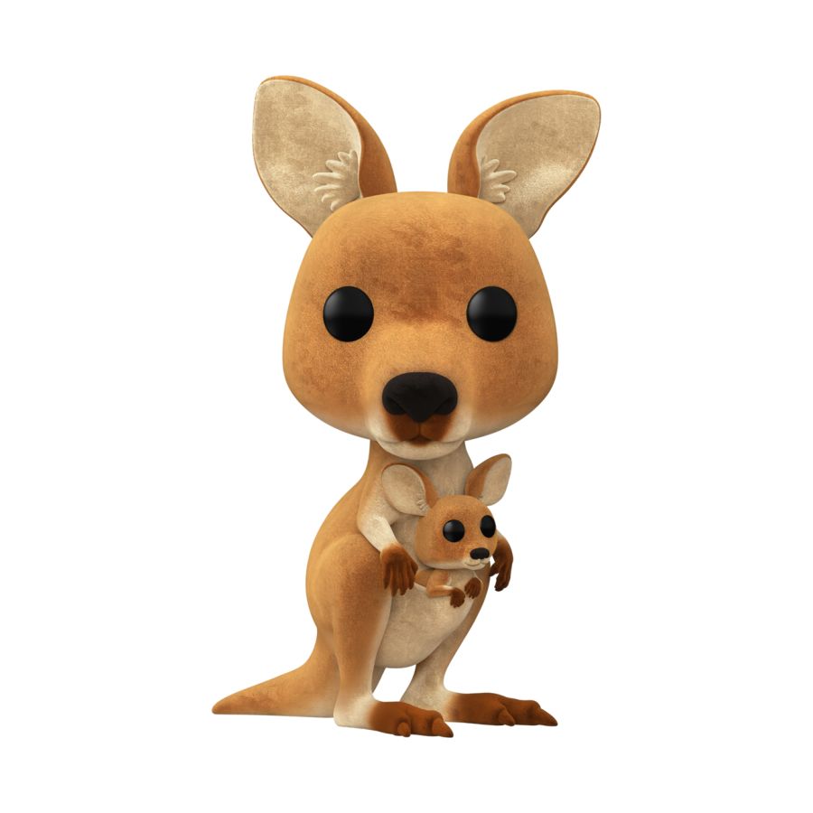 Australian Animals – Kangaroo Flocked Pop! Vinyl