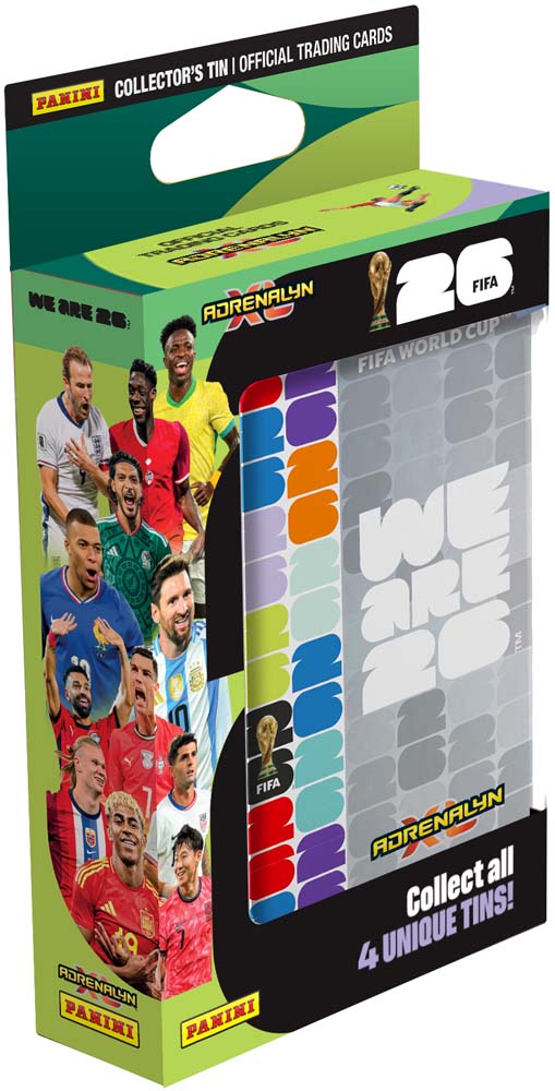 2026 Panini Adrenalyn XL, FIFA World Cup Card Pocket Tin