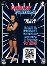 2025 Teamcoach AFL Fantasy Forecast - Cards 1 to 90 - Pick Your Card