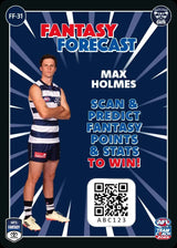 2025 Teamcoach AFL Fantasy Forecast - Cards 1 to 90 - Pick Your Card