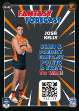 2025 Teamcoach AFL Fantasy Forecast - Cards 1 to 90 - Pick Your Card