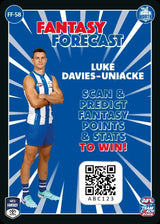 2025 Teamcoach AFL Fantasy Forecast - Cards 1 to 90 - Pick Your Card