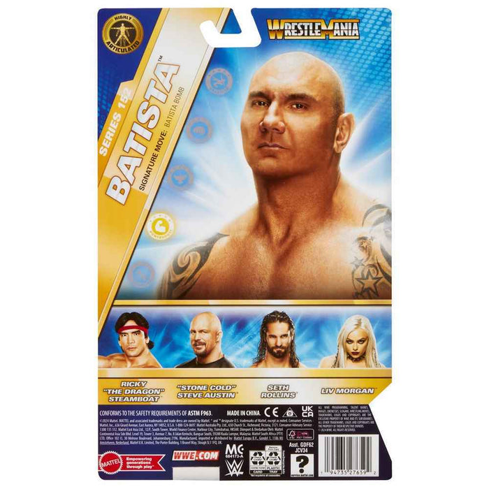 Batista - WWE Wrestlemania Main Event Series Action Figure 152