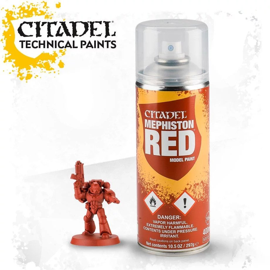 Citadel Colour Spray Paint, Mephiston Red 62-15, 400ml