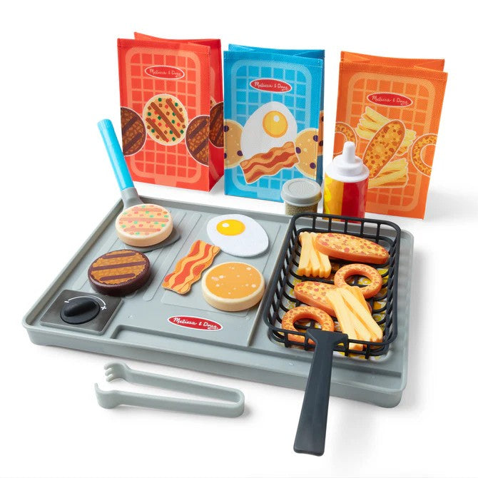 Melissa & Doug - Water WOW! Flip & Fry Grill Play Set