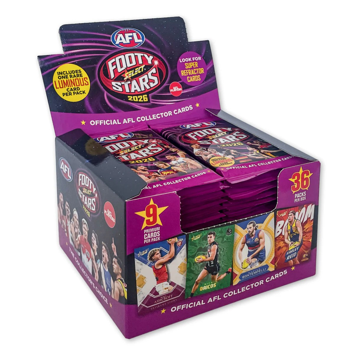COMBO: 2026 Select AFL Footy Stars Box & Vinyl Album - MAX 2 PER CUSTOMER