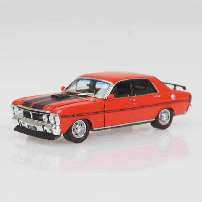 Vermillion Fire 1971 Ford Falcon XY GTHO, 1:24 Scale Diecast