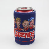 Melbourne Demons Player Legends Caricature Stubby Holders. Art by HarvTime.