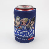 North Melbourne Kangas Player Legends Caricature Stubby Holders. Art by HarvTime.