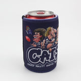 Geelong Cats Player Legends Caricature Stubby Holders. Art by HarvTime.