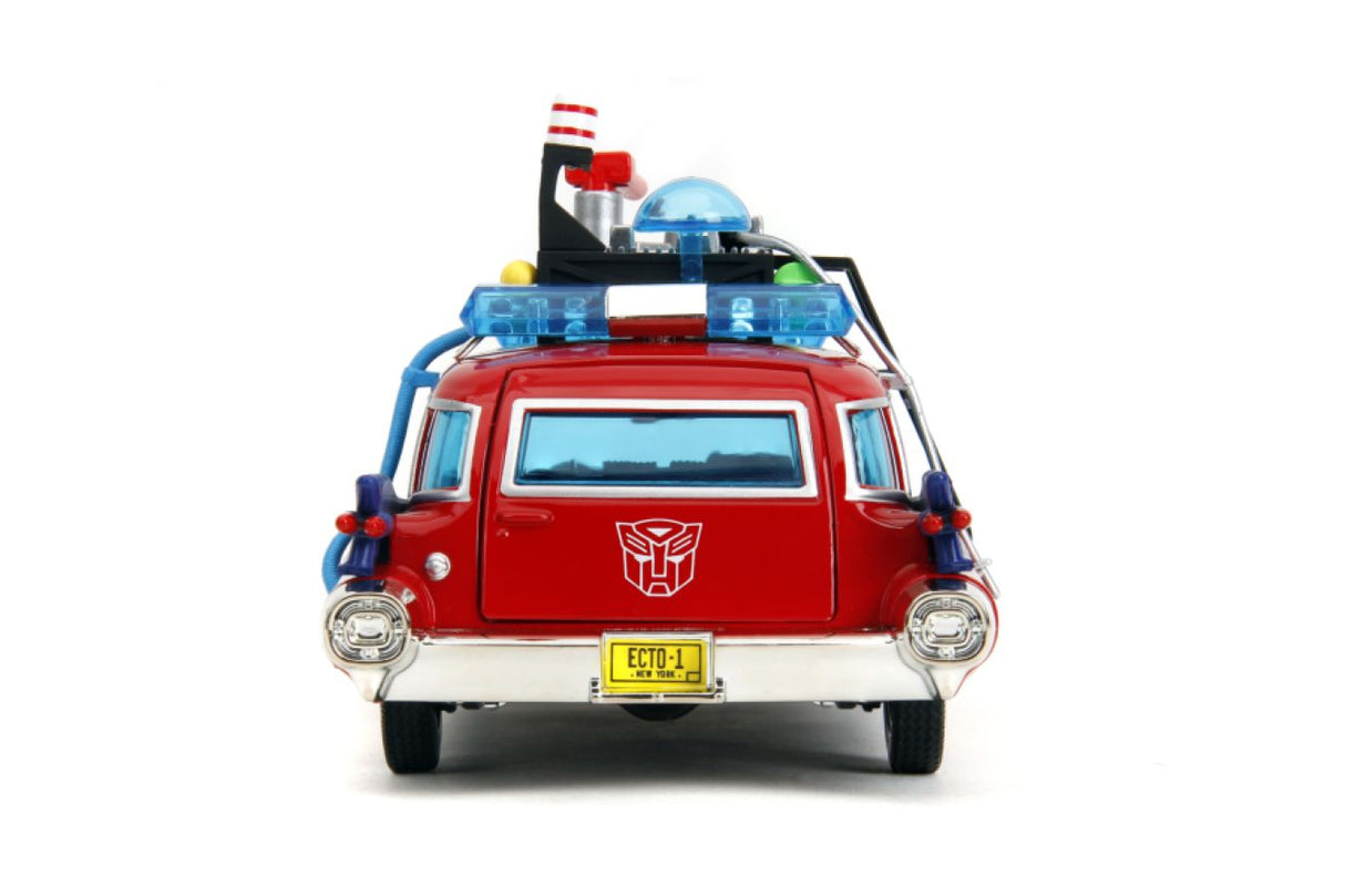 Hollywood Rides - Ghostbusters ECTO-1 X Optimus Prime Mash-up 1:24 Scale Diecast Vehicle