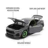Big Time Muscle – 2024 Ford Mustang RTR 1:24 Scale Diecast Vehicle
