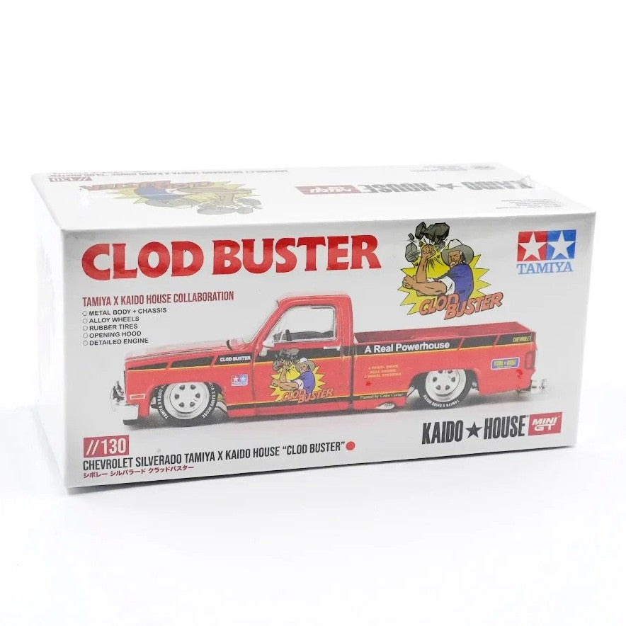 TAMIYA X KAIDO HOUSE "CLOD BUSTER" CHEVROLET SILVERADO, 1:64 Scale Diecast Car