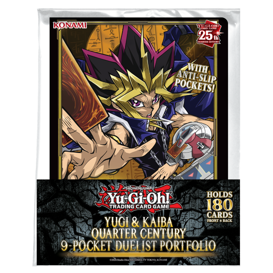 YU-GI-OH! TCG - Yugi & Kaiba Quarter Century 9-Pocket Card Portfolio