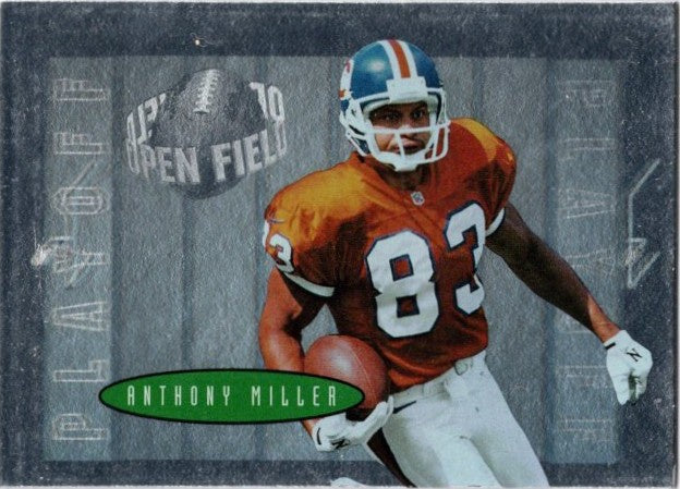 Anthony Miller, #92, Open Field, 1996 Playoff Contenders Football NFL