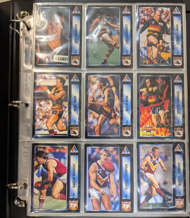 1994 AFLPA Official Collector Album & 125 Card Set