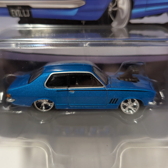 Oz Wheels - Evil LJ Holden Torana Premium in Protector, 1:64 Scale Diecast Car