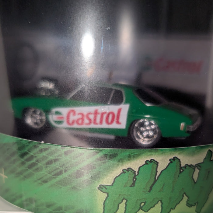 Oz Wheels Castrol Hanful Holden Monaro Skid in Cylinder, 1:64 Scale Diecast