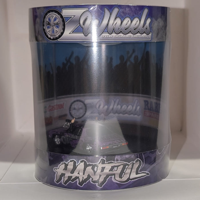 OZ Wheels Wrapped Hanful Holden Monaro Skid in Cylinder, 1:64 Scale Diecast