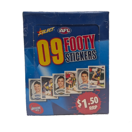 2009 Select AFL Footy Stickers Box