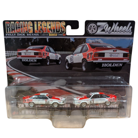 Oz Wheels Racing Legends FSD, Bathurst Twin Set - #05 1978 Winner & #26 Holden A9X Torana, 1:64 Scale Diecast Car