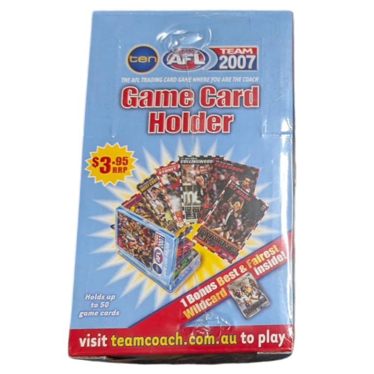 2007 Teamcoach AFL Game Card Holder Sealed Box