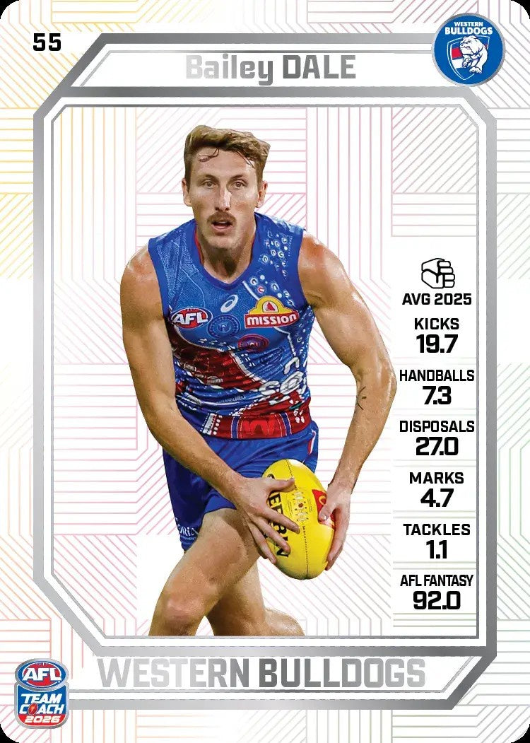Bailey Dale, PEARL Parallel, 2026 Teamcoach AFL
