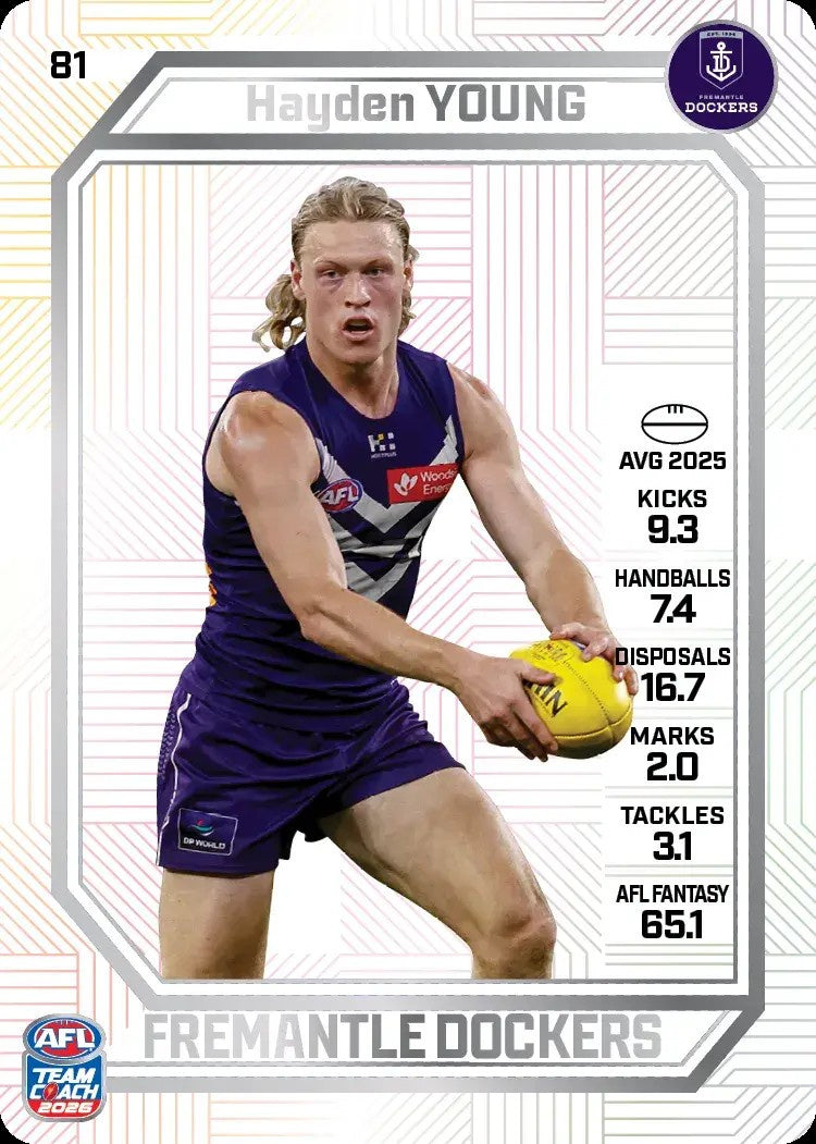 Hayden Young, PEARL Parallel, 2026 Teamcoach AFL