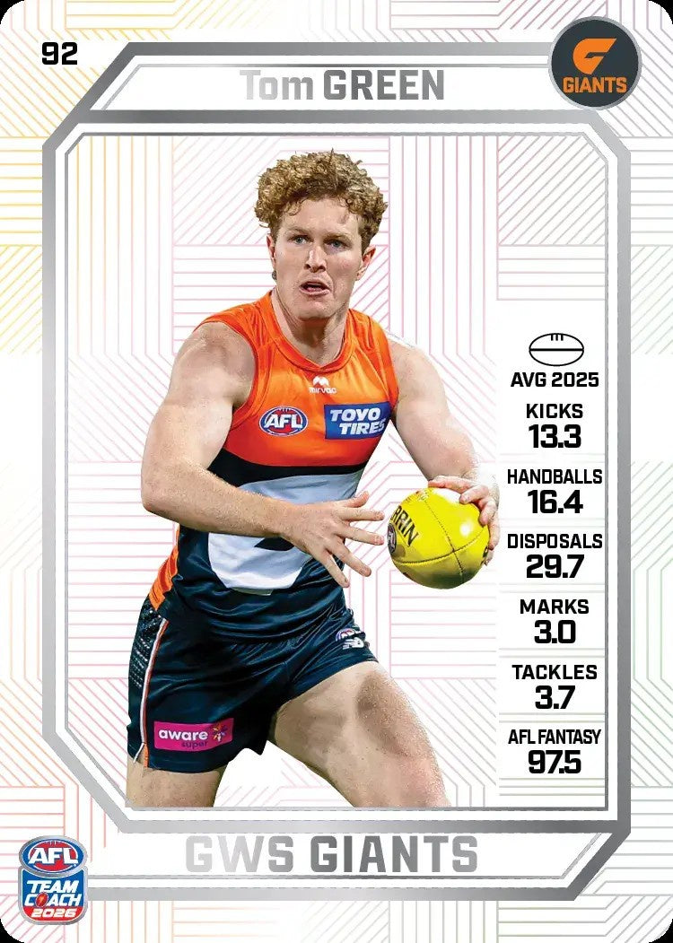 Tom Green, PEARL Parallel, 2026 Teamcoach AFL