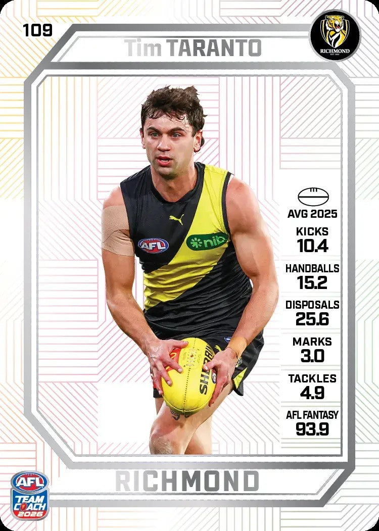 Tim Taranto, PEARL Parallel, 2026 Teamcoach AFL