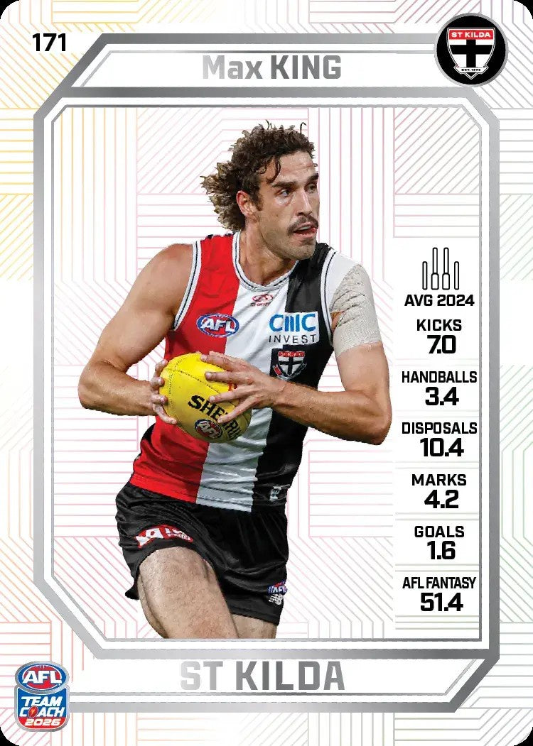 Max King, PEARL Parallel, 2026 Teamcoach AFL