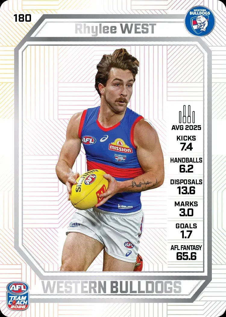 Rhylee West, PEARL Parallel, 2026 Teamcoach AFL