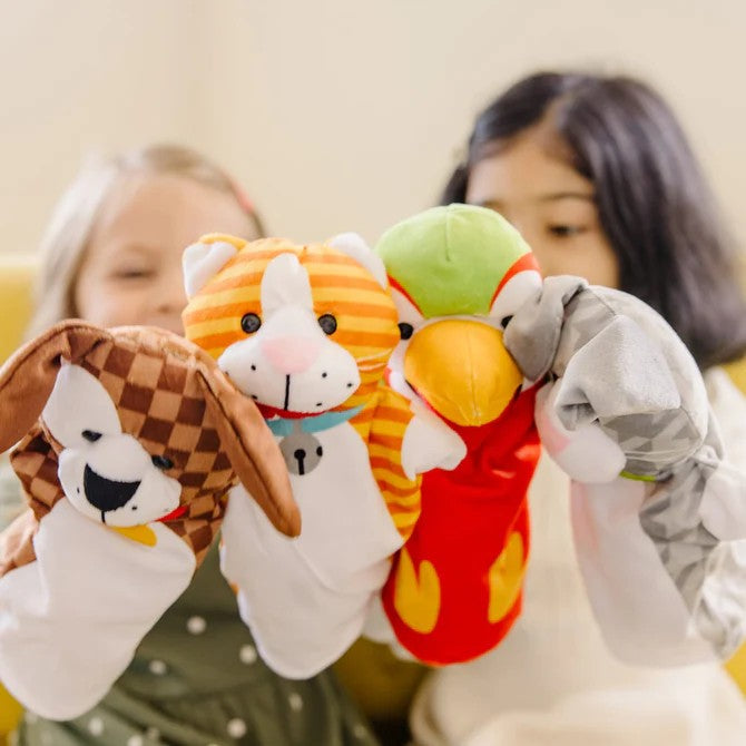 Melissa & Doug - Playful Pets Hand Puppets