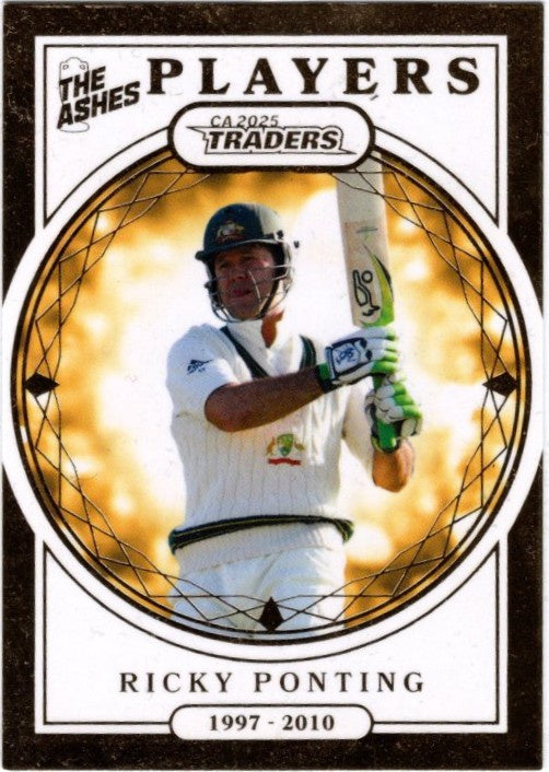 Ricky Ponting, The Ashes Players GOLD, 2025-26 TGI TLA CA Cricket Traders