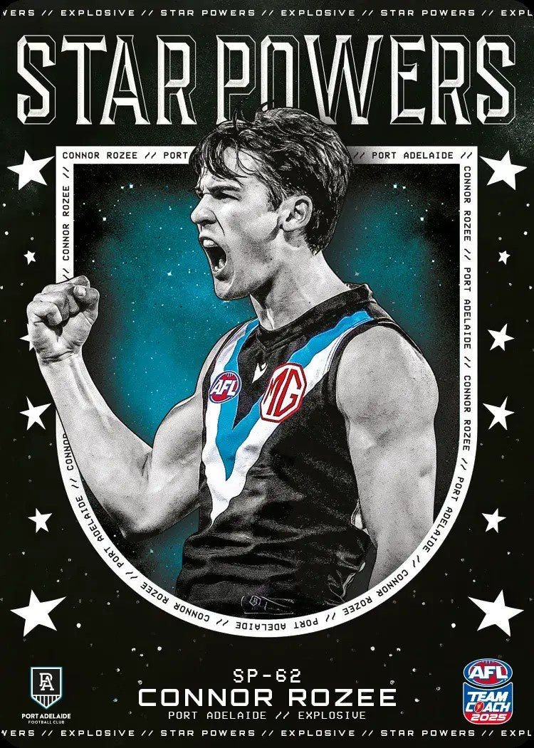 Connor Rozee, SP-62, Star Powers, 2025 Teamcoach AFL